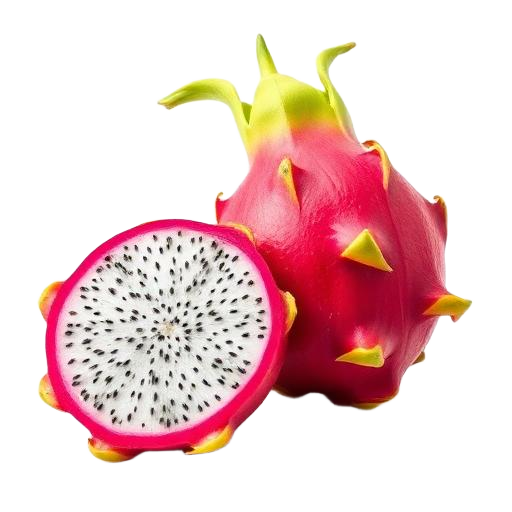 Pitaya entera y en rodaja